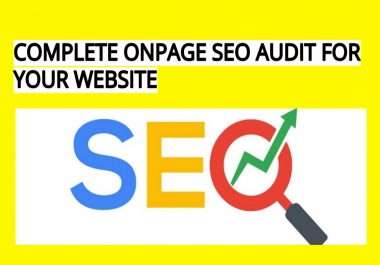 Complete Onpage SEO Audit For Any Website