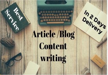 Write 500 Words Seo Article,  Blog And Web Content For You