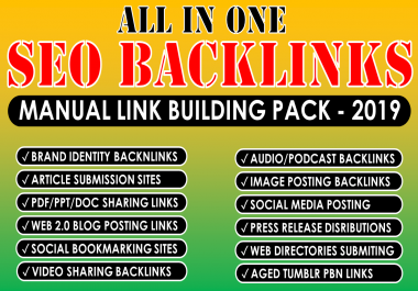 All in One Manual SEO Link Building Pack - 120+ Backlinks