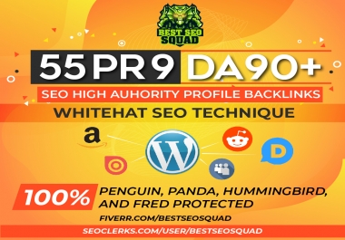 Manually Create 55 High Authority SEO Profile Backlinks DA 90+