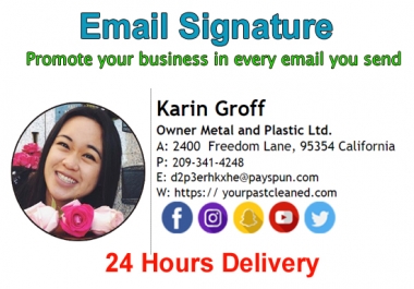 Create Professional Clickable Email Signature