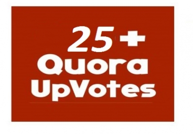 Bring up 25 worldwide Quora up votes only