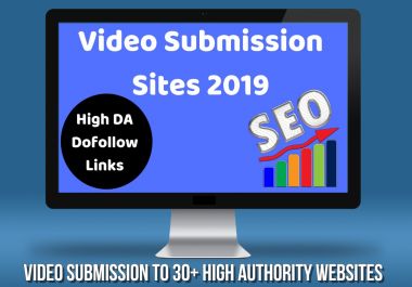 Submit Your Youtube Video to 30 plus High Authority Websites and Index Each Link