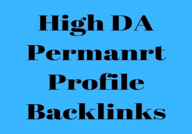 Create 100 permanent indexing profile backlinks manually for your website