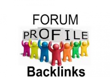 Custom service for My Clients Forum Profiles Bookmarking Etc