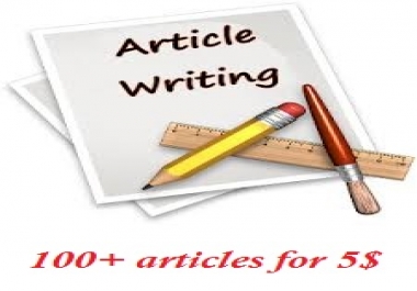 Provide you 100+ high quality,  SEO optimized and unique articles for your niche