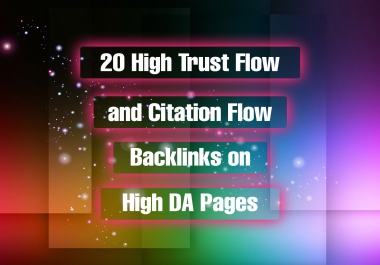 Provide 20 high Trust flow and citation flow Do-follow blog commenting on high DA