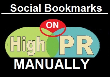 MANUALLY Bookmark your SITE in TOP 20 PR8 to PR4 Social bookmarking sites - Full Report